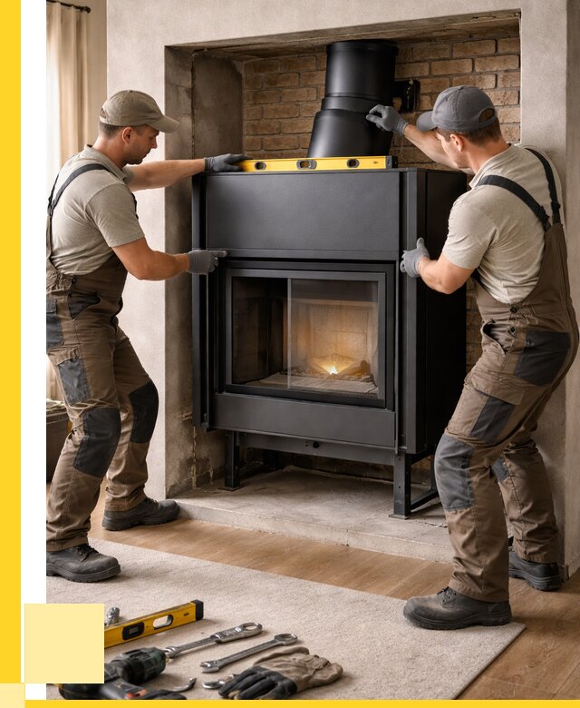 Установка каминных топок в Осинниках под ключ от 18452 р. | ЭриданСнн