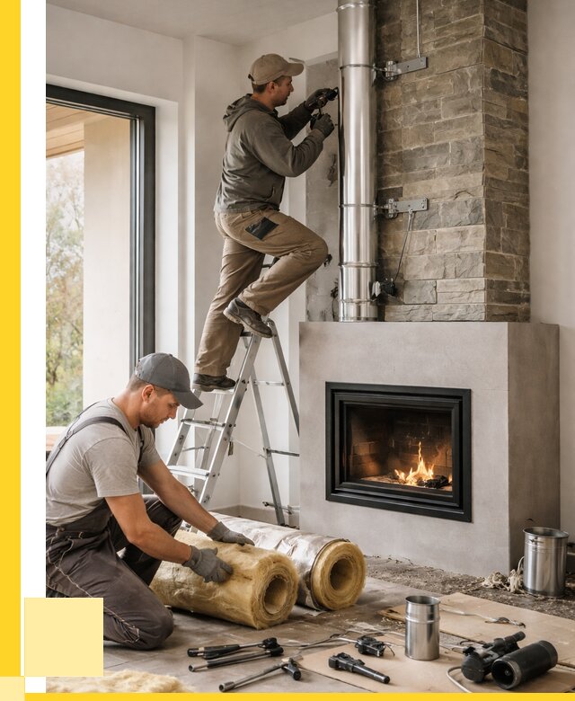 Монтаж дымоходов для каминов в Осинниках от 15377 р. ЭриданСнн