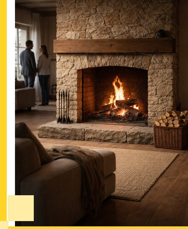 Открытые камины под ключ в Осинниках от 153765 р. ЭриданСнн