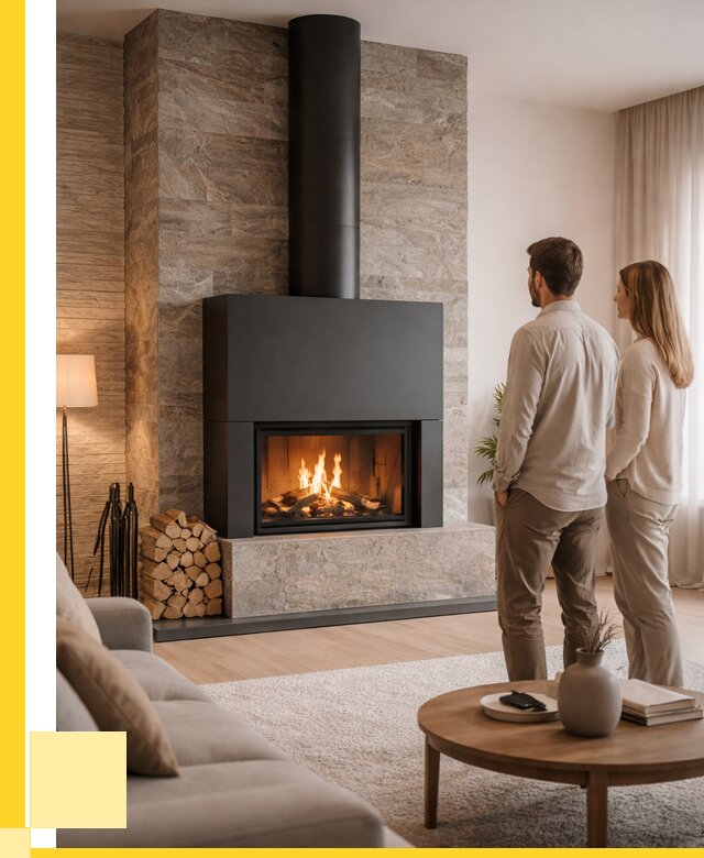 Закрытые камины под ключ в Осинниках от 123012 р., ЭриданСнн