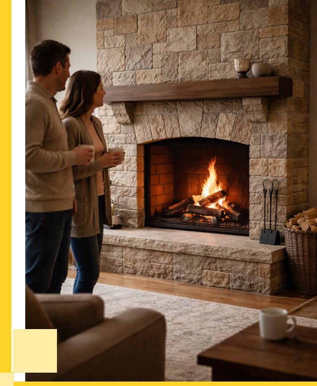 Каменные камины на заказ в Осинниках от 184518 р. | ЭриданСнн