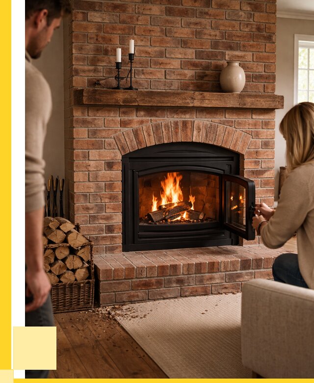 Кирпичные камины под ключ в Осинниках от 153765 р. | ЭриданСнн