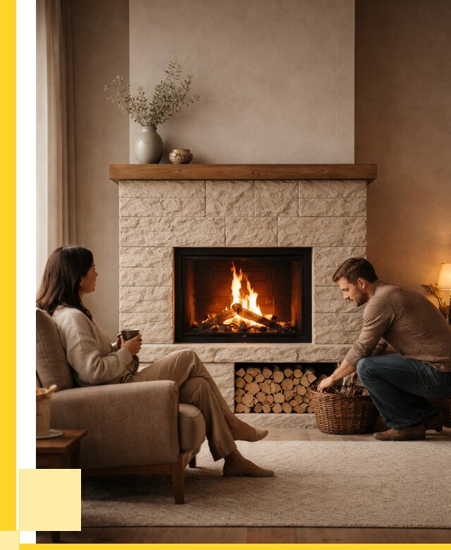 Камины для дома в Осинниках под ключ от 153765 р. | ЭриданСнн