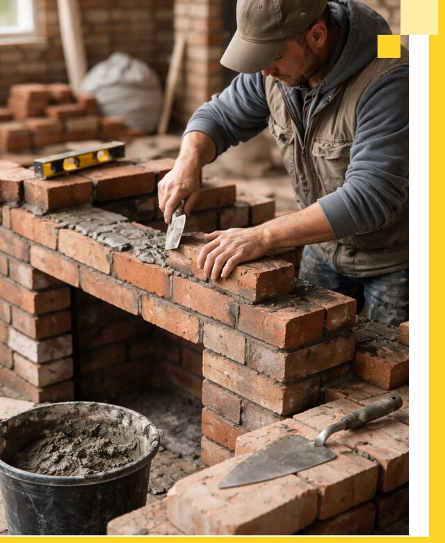 Кладка каминов под ключ в Осинниках профессиональная отделка и монтаж