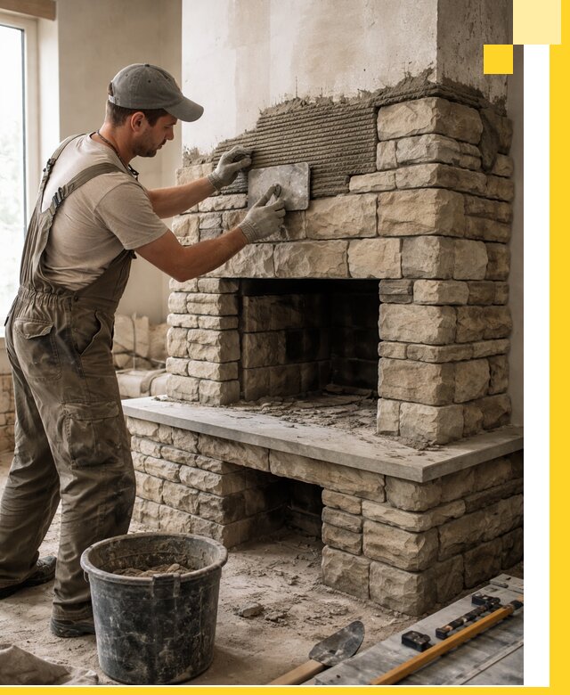 Строительство каминов под ключ в Осинниках от проектирования до монтажа