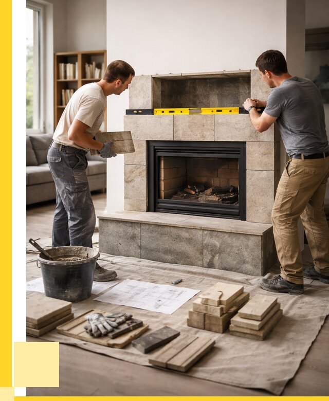 Монтаж каминов и установка в Осинниках от 46130 р. | ЭриданСнн