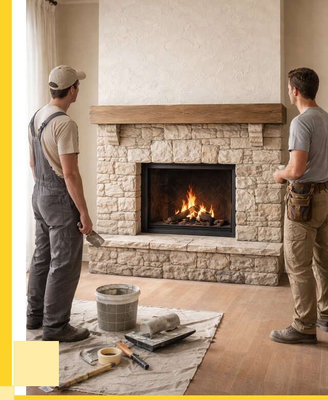 Отделка каминов в Осинниках от 6663 р. под ключ | ЭриданСнн