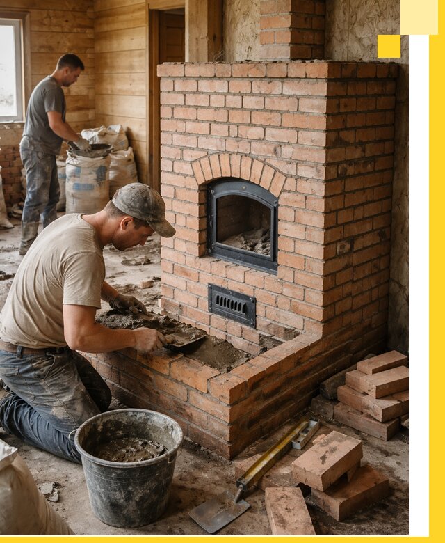 Профессиональное строительство печей в Осинниках под ключ