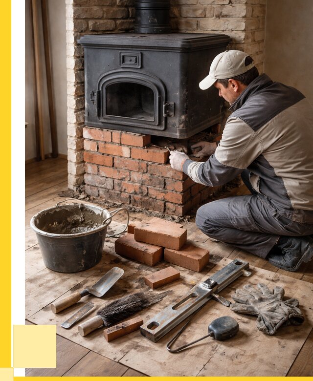 Ремонт печей в Осинниках от 12301 р., услуги печника ЭриданСнн