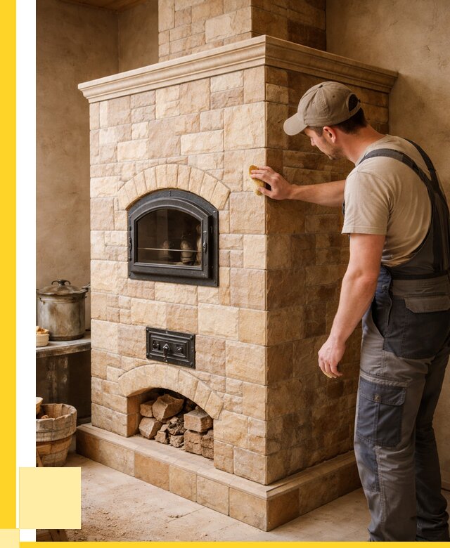 Облицовка печей в Осинниках от 4613 р. под ключ | ЭриданСнн