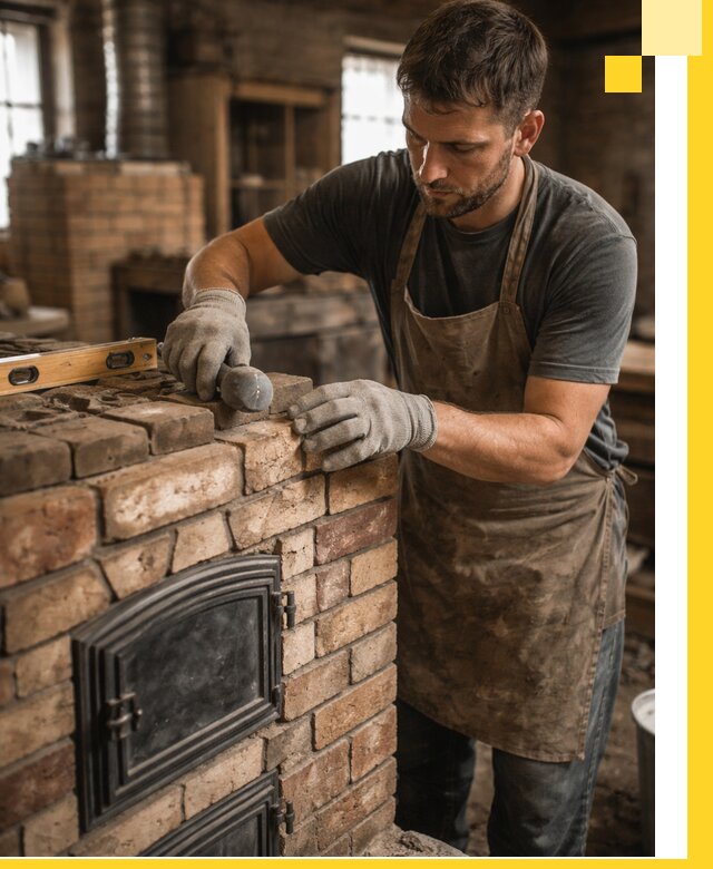 Изготовление печей на заказ в Осинниках с проектом и монтажом