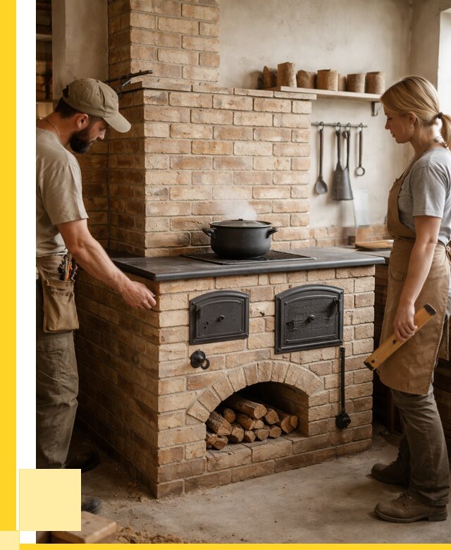 Варочно отопительные печи в Осинниках от 92259 р. | ЭриданСнн