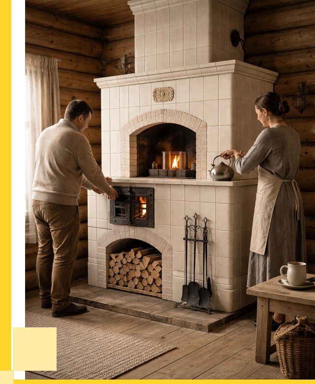 Русские печи в Осинниках: установка от 153765 р. ЭриданСнн