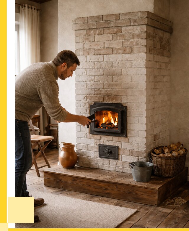 Печь голландка из кирпича в Осинниках от 87134 р. | ЭриданСнн