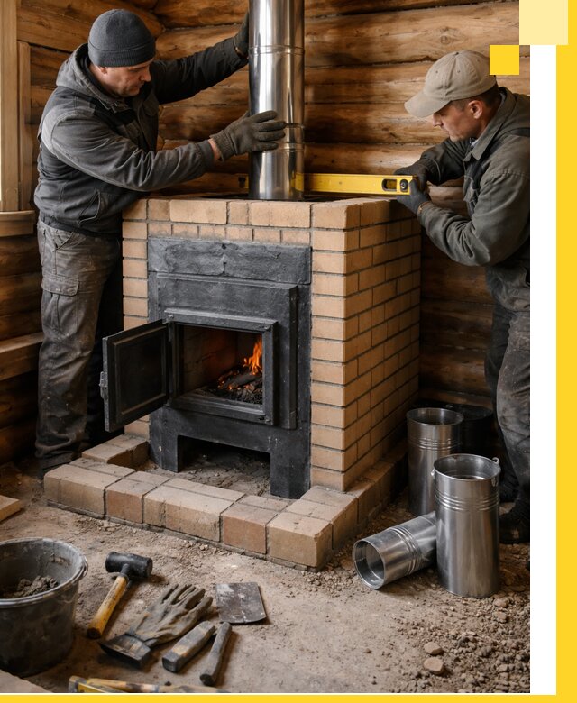 Проектирование, изготовление и установка банных печей в Осинниках