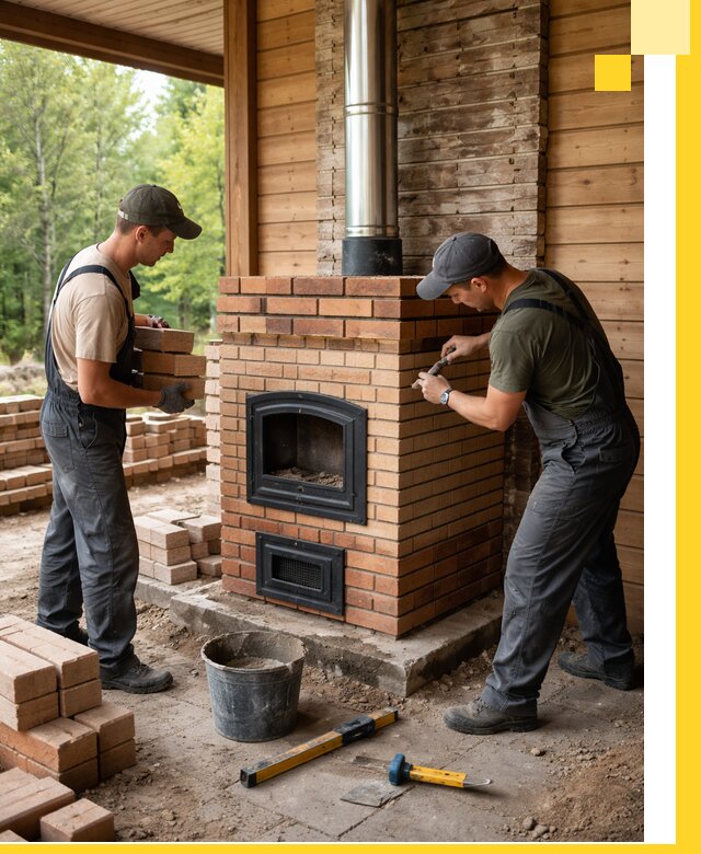 Производство и установка дачных печей под ключ в Осинниках