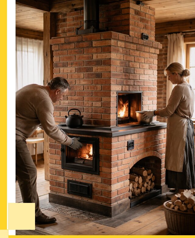 Печи для загородного дома под ключ в Осинниках от 82008 р. | ЭриданСнн