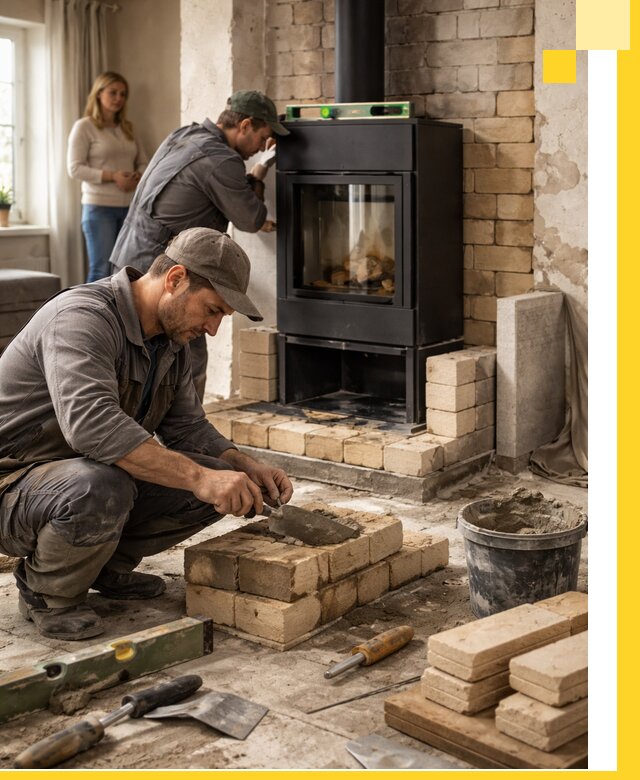 Печи и камины под ключ: проект, установка в Осинниках