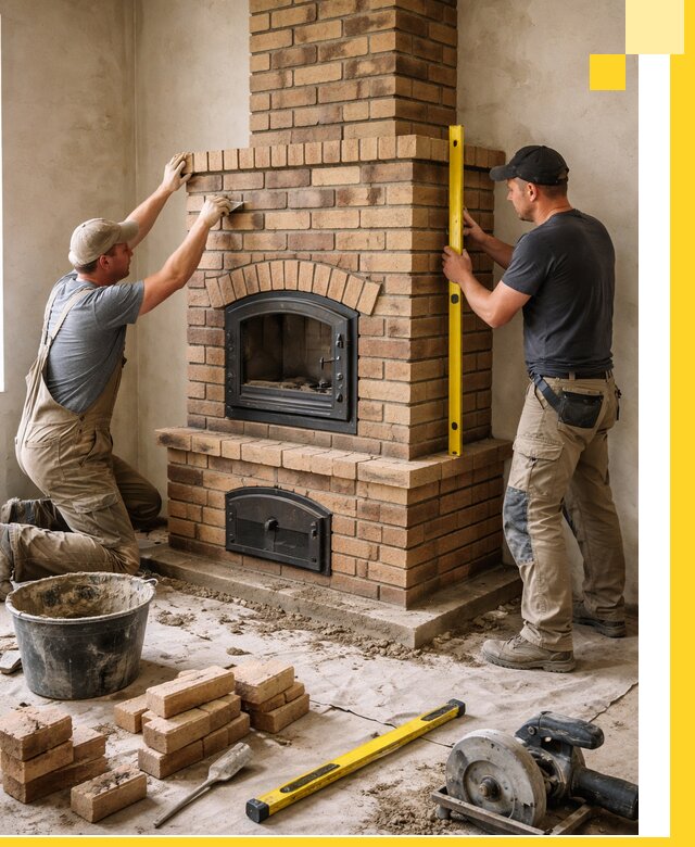 Продажа и установка печей и каминов для дома под ключ в Осинниках