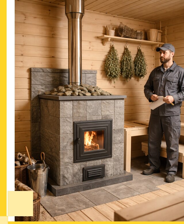 Печи для бани под ключ в Осинниках от 123012 р. | ЭриданСнн