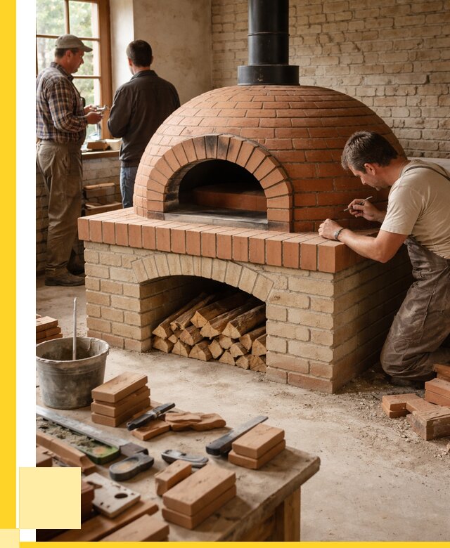 Помпейская печь дровяная для пиццы в Осинниках | ЭриданСнн от 205020 р.