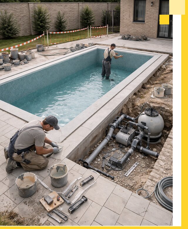 Строительство бассейнов под ключ в Осинниках: проекты и монтаж