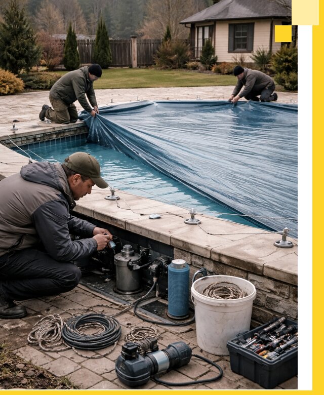 Консервация бассейнов в Осинниках: подготовка к длительному хранению