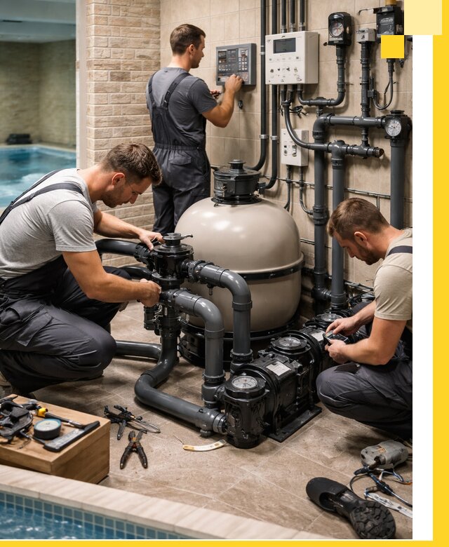 Комплексное оборудование для бассейнов под ключ в Осинниках