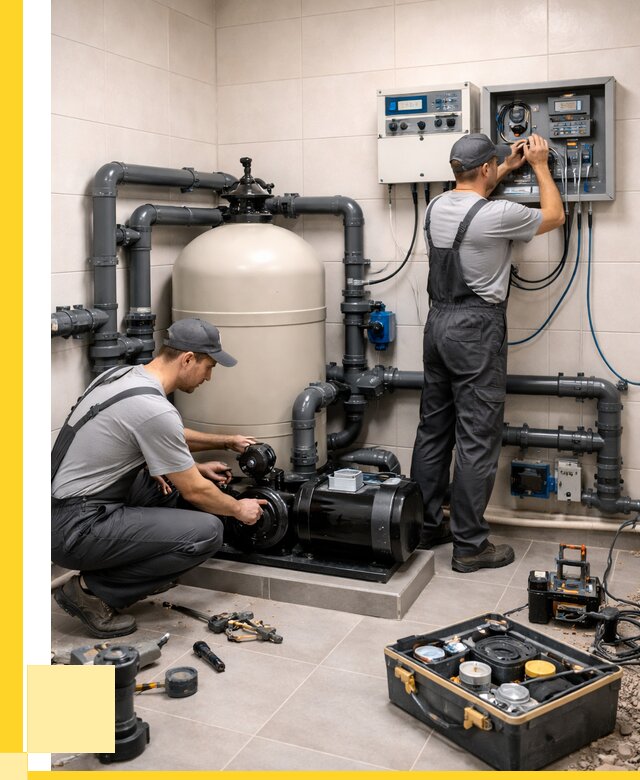 Монтаж оборудования для бассейнов в Осинниках от 41004 р. | ЭриданСнн