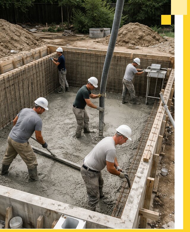 Строительство бетонных бассейнов под ключ в Осинниках