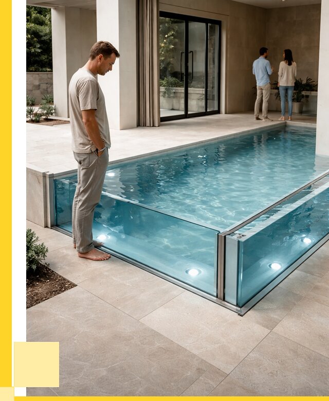 Стеклянные бассейны в Осинниках от 1230120 р. | ЭриданСнн — мозаика