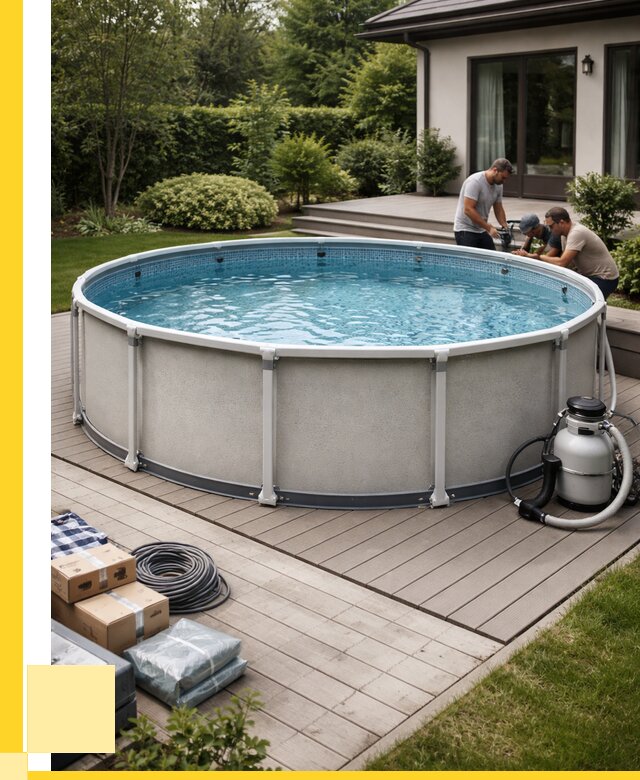 Купить каркасные бассейны в Осинниках от 46130 р. | ЭриданСнн