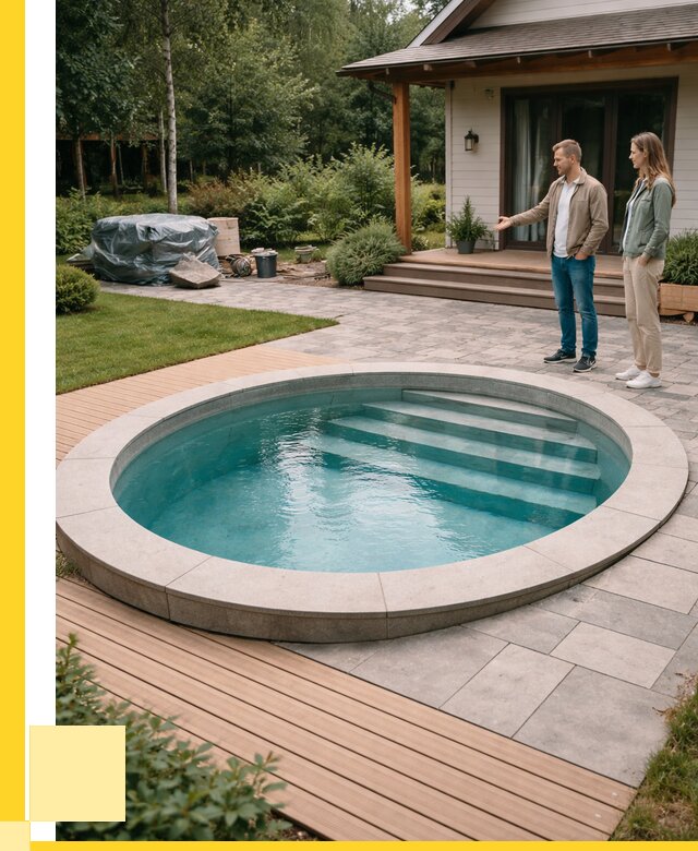 Бассейн на даче под ключ в Осинниках от 205020 р., ЭриданСнн