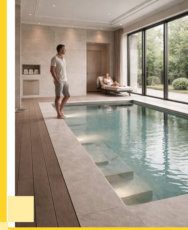 Бассейны в коттедже под ключ в Осинниках от 1230120 р. | ЭриданСнн