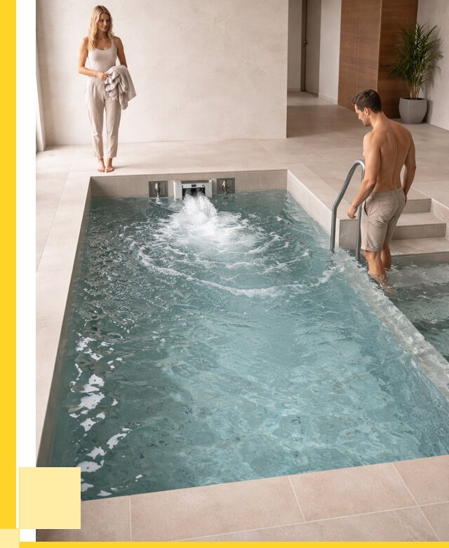 Бассейн с противотоком в Осинниках от 256275 р. | ЭриданСнн