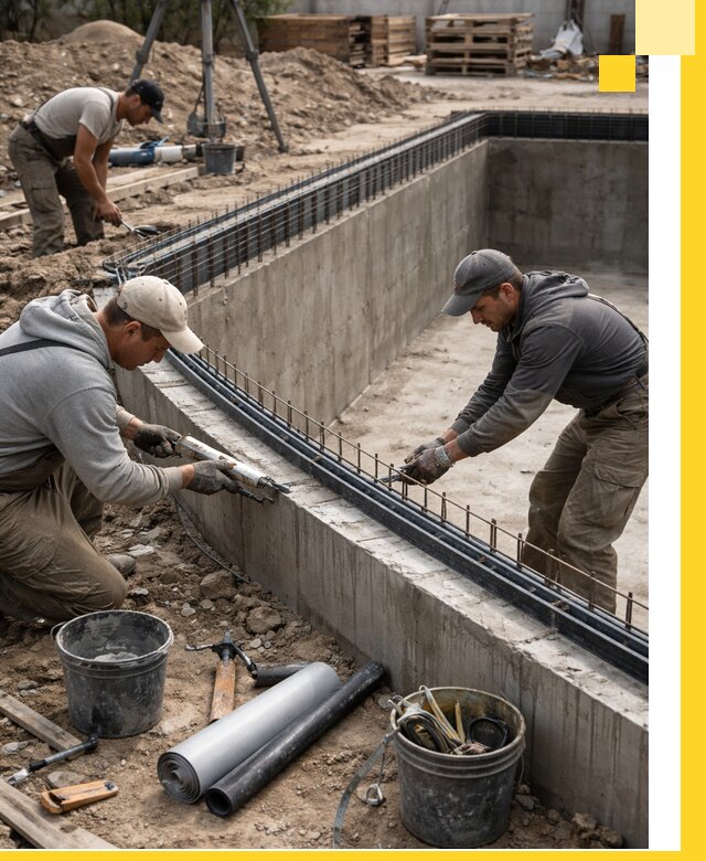 Качественный монтаж чаши бассейна в Осинниках под ключ с гарантией