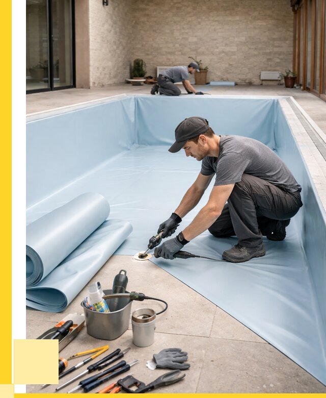 Пленка ПВХ для бассейнов в Осинниках от 2563 р. | ЭриданСнн