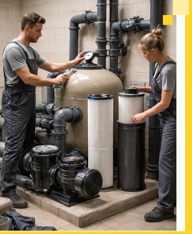 Фильтры и системы фильтрации для бассейнов в Осинниках