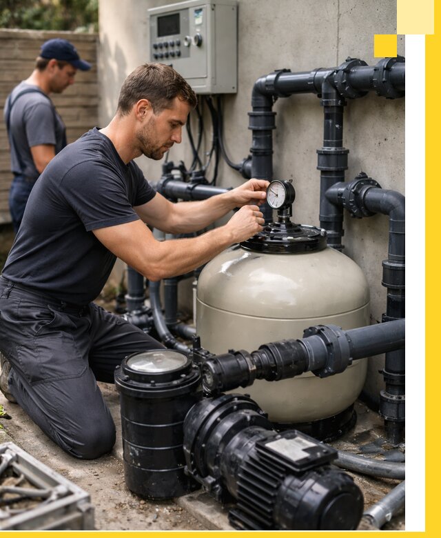 Поставка и монтаж фильтровального оборудования для бассейнов в Осинниках