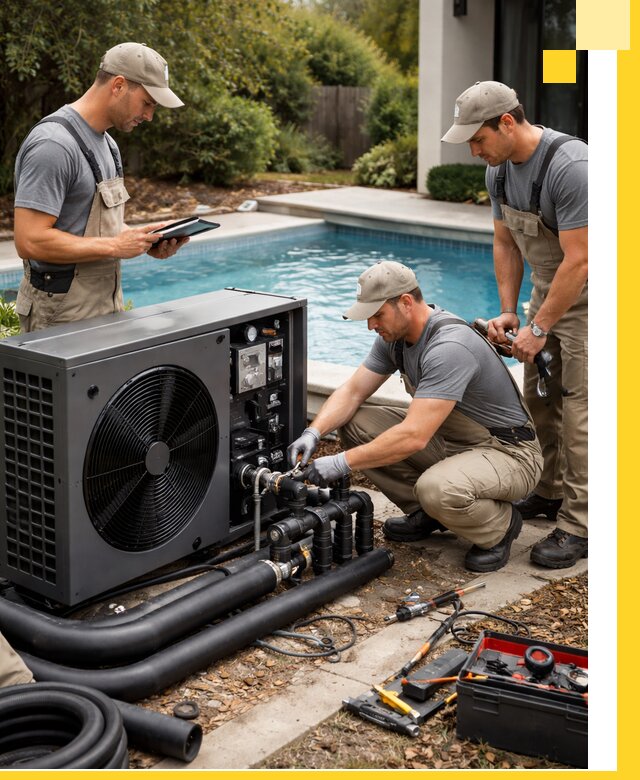 Проектирование и установка тепловых насосов для бассейнов в Осинниках