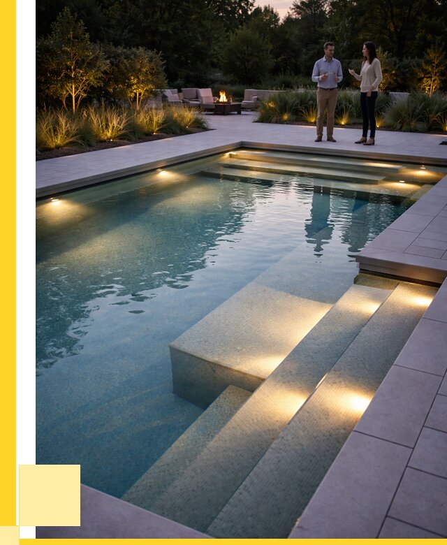 Освещение бассейнов в Осинниках под ключ от 25628 р. | ЭриданСнн