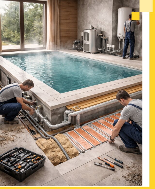 Проектирование и строительство тёплых бассейнов в Осинниках