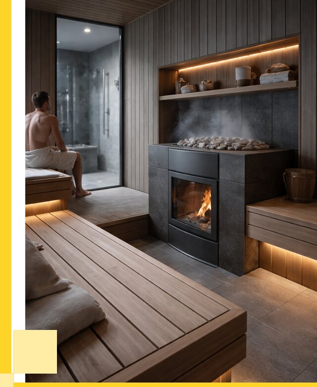 Проект сауны в частном доме в Осинниках от 35879 р. | ЭриданСнн