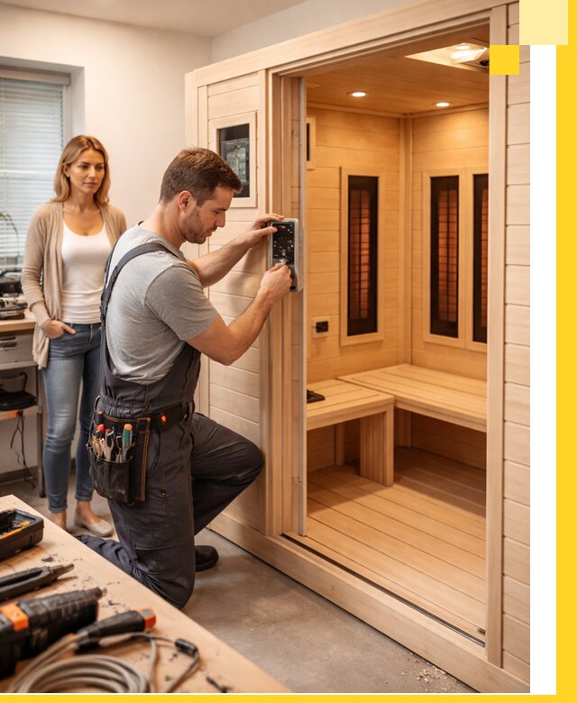 Инфракрасные сауны под ключ в Осинниках продажа и установка