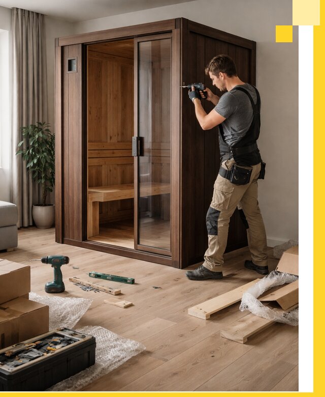 Установка и производство мини саун под ключ в Осинниках