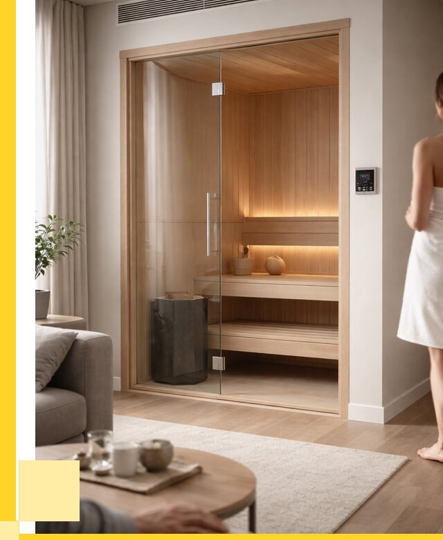 Сауна в квартире под ключ в Осинниках от 123012 р. ЭриданСнн