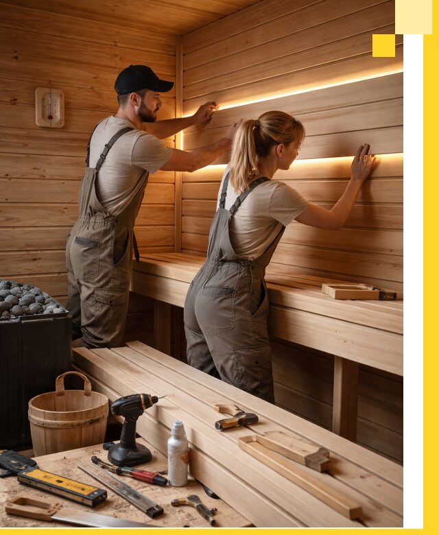 Дизайн саун и бань под ключ с индивидуальным проектом в Осинниках