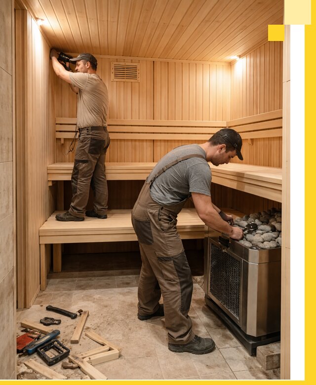 Купить сауну под ключ в Осинниках с монтажом и гарантией