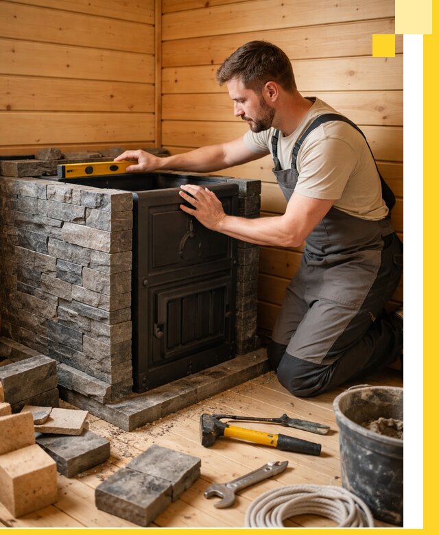 Производство и установка печей для саун под ключ в Осинниках