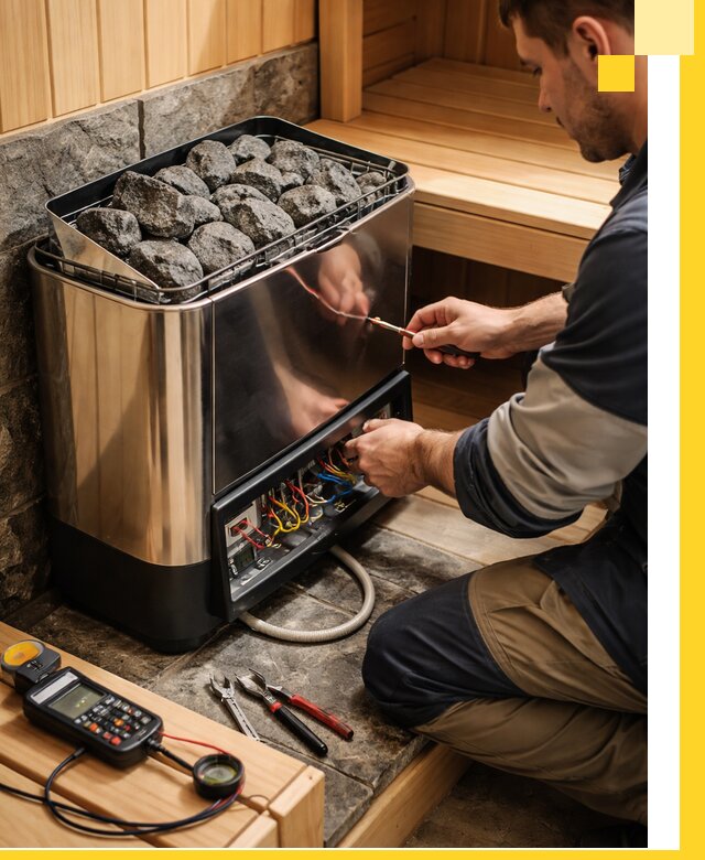 Продажа и установка электрокаменок для саун в Осинниках